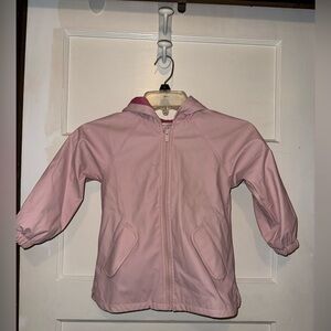 Toddler Pink Water-Resistant Rain Jacket